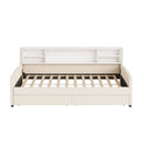 Luxurious Upholstered Platform Bed With Storage Drawers