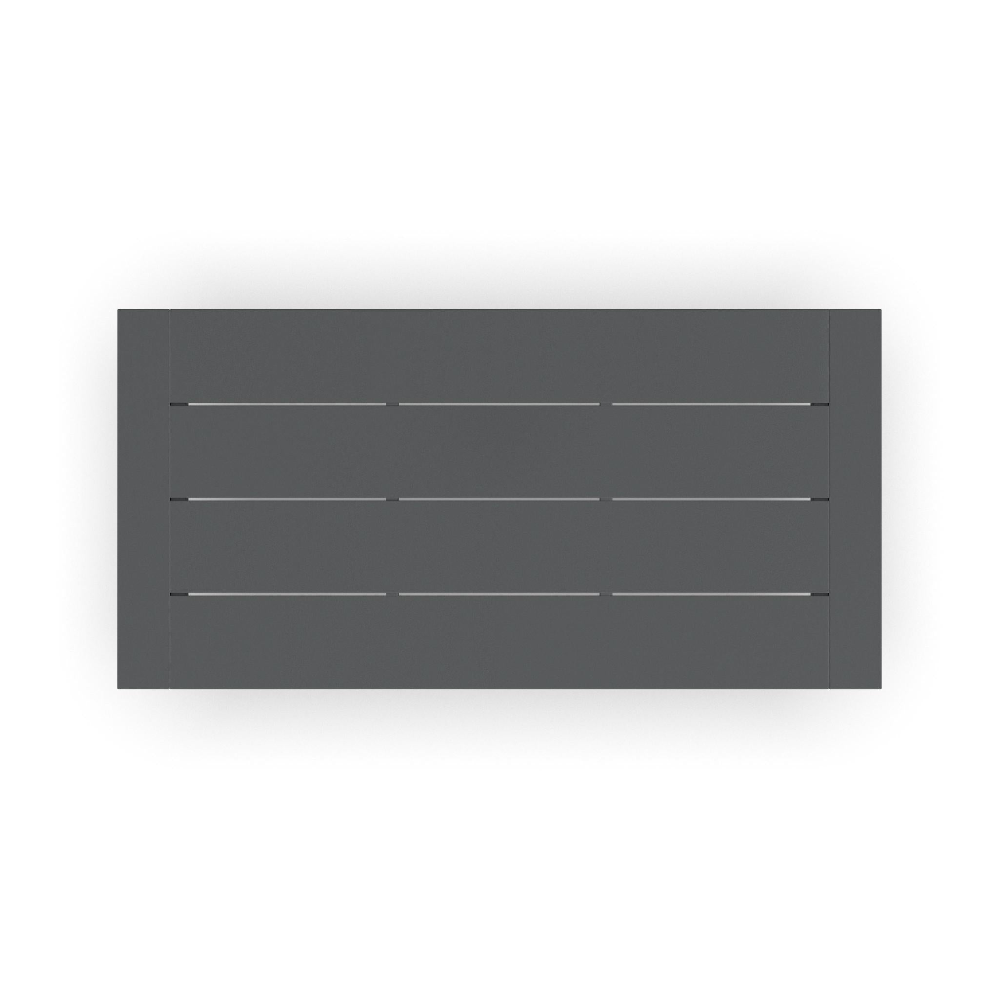 Grayton - Outdoor Aluminum Coffee Table - Dark Gray