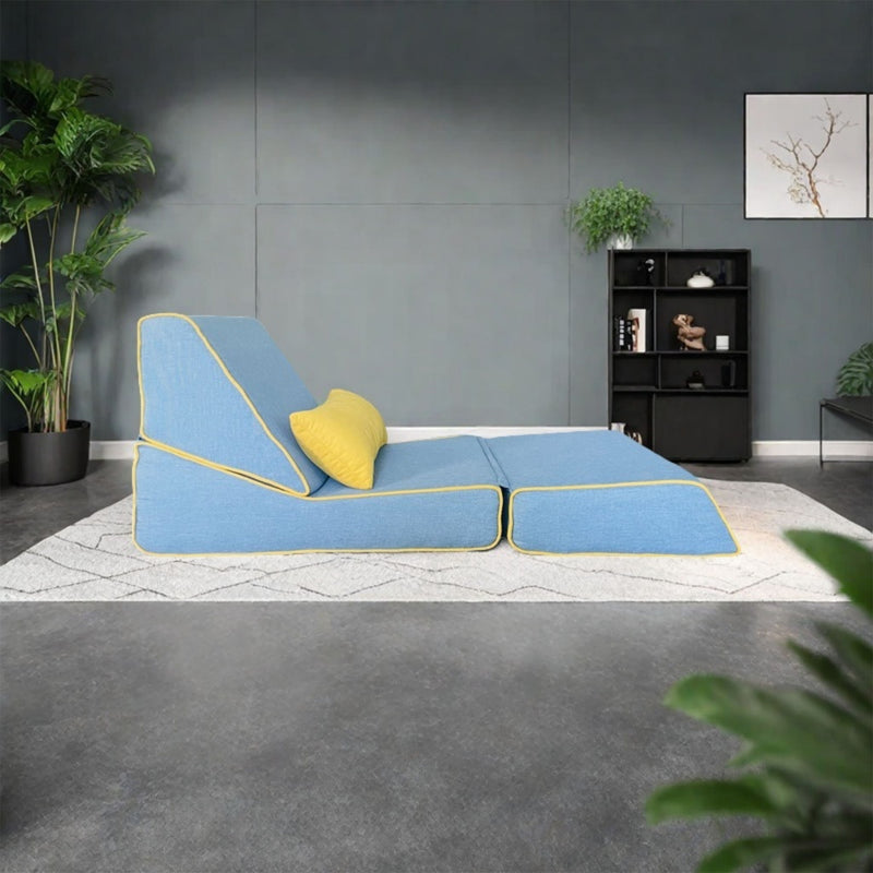 Three In One Folding Sofa, Convertible Bed, Easy To Carry Outdoors, Suitable For Living Room, Bedroom, Lounge, Outdoor