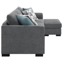 Storey - Upholstered Sleeper Sectional Chaise Sofa