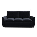 Pull Out Sofa Bed, 3 Seat Convertible Sleeper Sofa With 2 In 1 Pillow And Blanket Set
