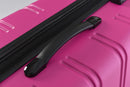 Hardshell Luggage Sets 2 Pieces + Bag Spinner Suitcase With Tsa Lock Lightweight 20" / 28" - Pink