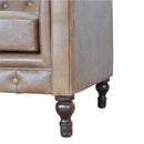 Buffalo - Leather Chesterfield Sofa - Brown