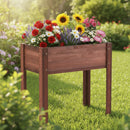 Raised Garden Bed With Legs, Elevated Planter Box For Outdoor Plants