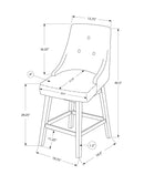 Swivel Stool Bar Height, Transitional (Set of 2)