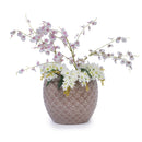 3 Pieces Ceramic Flowerpot, Planter For Patio & Garden Or Windowsills - Antique Yellow