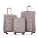4 Piece Set, Softshell Suitcase Spinner Wheels Terylene Luggage Sets
