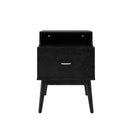 Starla - Wooden Nightstand - Black