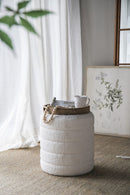 French Country Home Decor Collection (Includes An Artificial Plant, Vase, Trays, Stool And Side Table) (Set of 5) - Multicolor