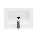 Modern Freestanding Bathroom Vanity With Ceramic Sink, Hot And Cold Faucet, 1 Door Cabinet & Open Shelf