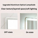 LED Bathroom Mirror Vanity Mirrors With Front Lights Wall Mounted Anti-Fog Frameless Make Up Mirror With Light Copper Free Silver Mirror Horizontal Or Vertical - Silver