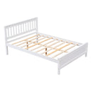 Full Bed with Headboard and Footboard for Kids, Teens, Adults,with a Nightstand ,White