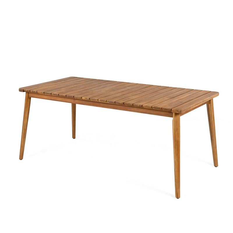 Dining Table 8 Person Outdoor Table, Farmhouse Furniture For Patio, Garden, Backyard - Teak
