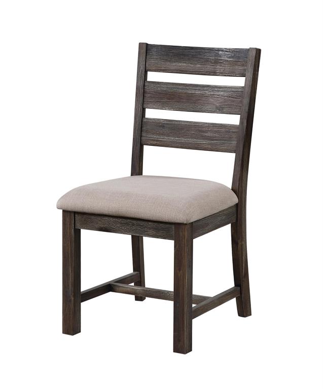 Estes Set of 2 Solid Wood Dining Side Chairs