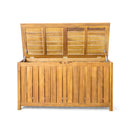 Portside - 100 Gallons Wood Deck Box - Teak