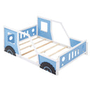 Classic Car Shaped Platform Bed With Wheels