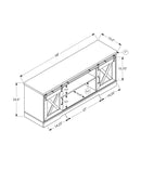 TV Stand, Console Media Entertainment Center, Storage Cabinet, Transitional