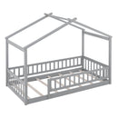 Bed House Bed Frame With Fence