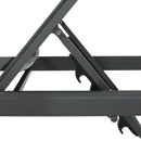 Outdoor Patio Chaise Lounge With 5 Reclining Positions