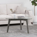 Modern Coffee Table With Wood Construction And Compact Design