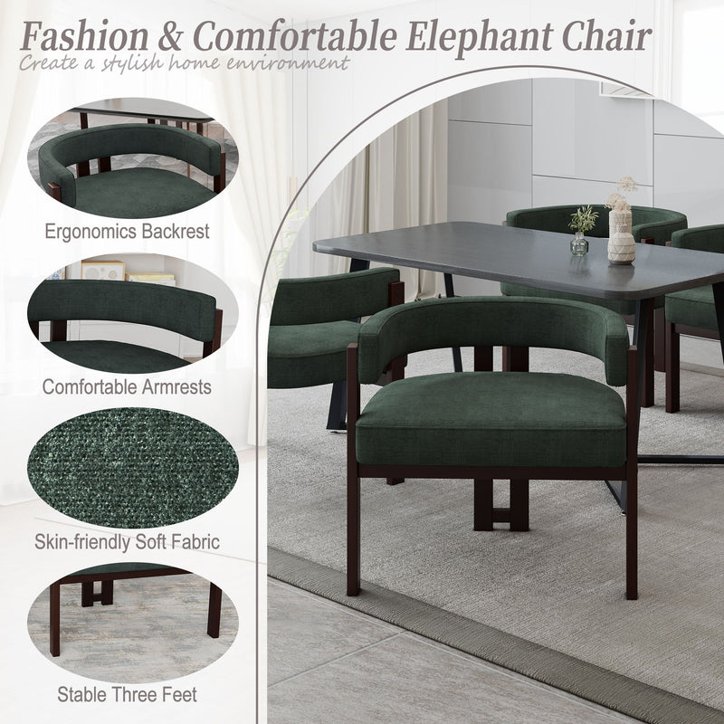 Modern Accent Teddy Upholstered Armchair