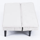 Versatile Corduroy Sofa Bed With Solid Wood Frame