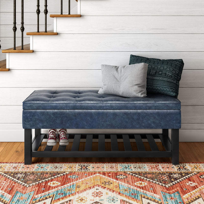 Cosmopolitan - Storage Ottoman Bench With Open Bottom