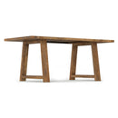 Whitley - Dining Table In Burnt Wax - Brown