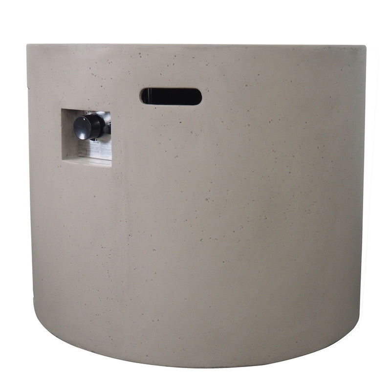 Round Iron Fire Pit With 40,000 Btu