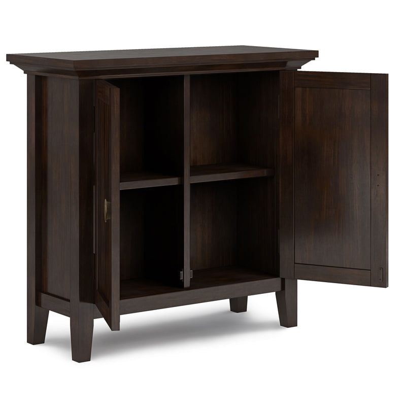 Redmond - Low Storage Cabinet - Brunette Brown