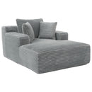 Modern Full Compressed Chaise Lounge Sofa Bed With Removable Pillows
