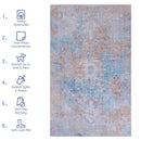 Maval - 8' X 10' Washable Area Rug - Yellow