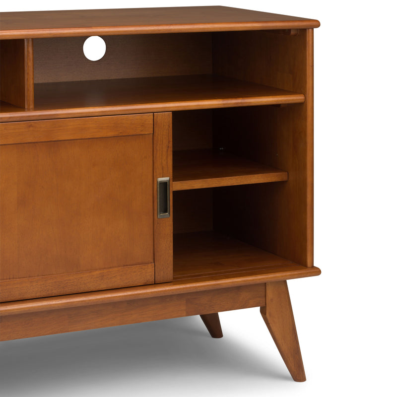 Draper - Handcrafted Mid Century Low TV Media Stand