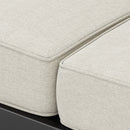 Maya Bay - Loveseat - Black / Beige