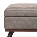 Owen - Multifunctional Square Coffee Table Storage Ottoman