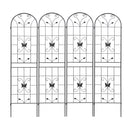Garden Metal Trellis Rustproof Trellis For Climbing Plants Outdoor Flower Support