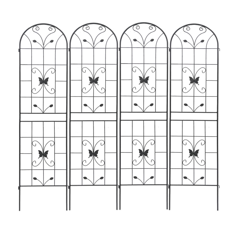 Garden Metal Trellis Rustproof Trellis For Climbing Plants Outdoor Flower Support