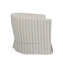 Zeniqua - Upholstered Velvet Swivel Chair With Loose Cover