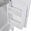 Vintage Style Bathroom Vanity With Sink, Multi Functional Storage, Soft-Closing Door