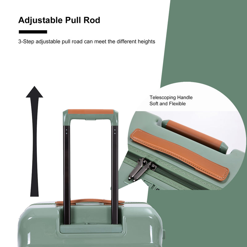 28" Luggage Lightweight Suitcase Tsa Lock USB Port Luggage Wheel