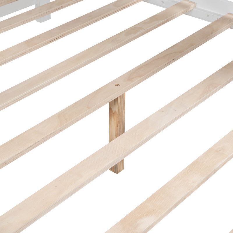 Modern Design House Bed With Storage Shelf