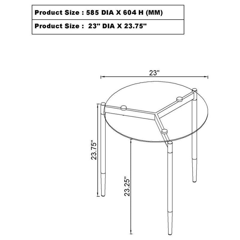 Rosalie - Round Coffee And End Table Set