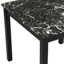 5 Piece Counter Height Dining Set With Table And Upholstered Chairs