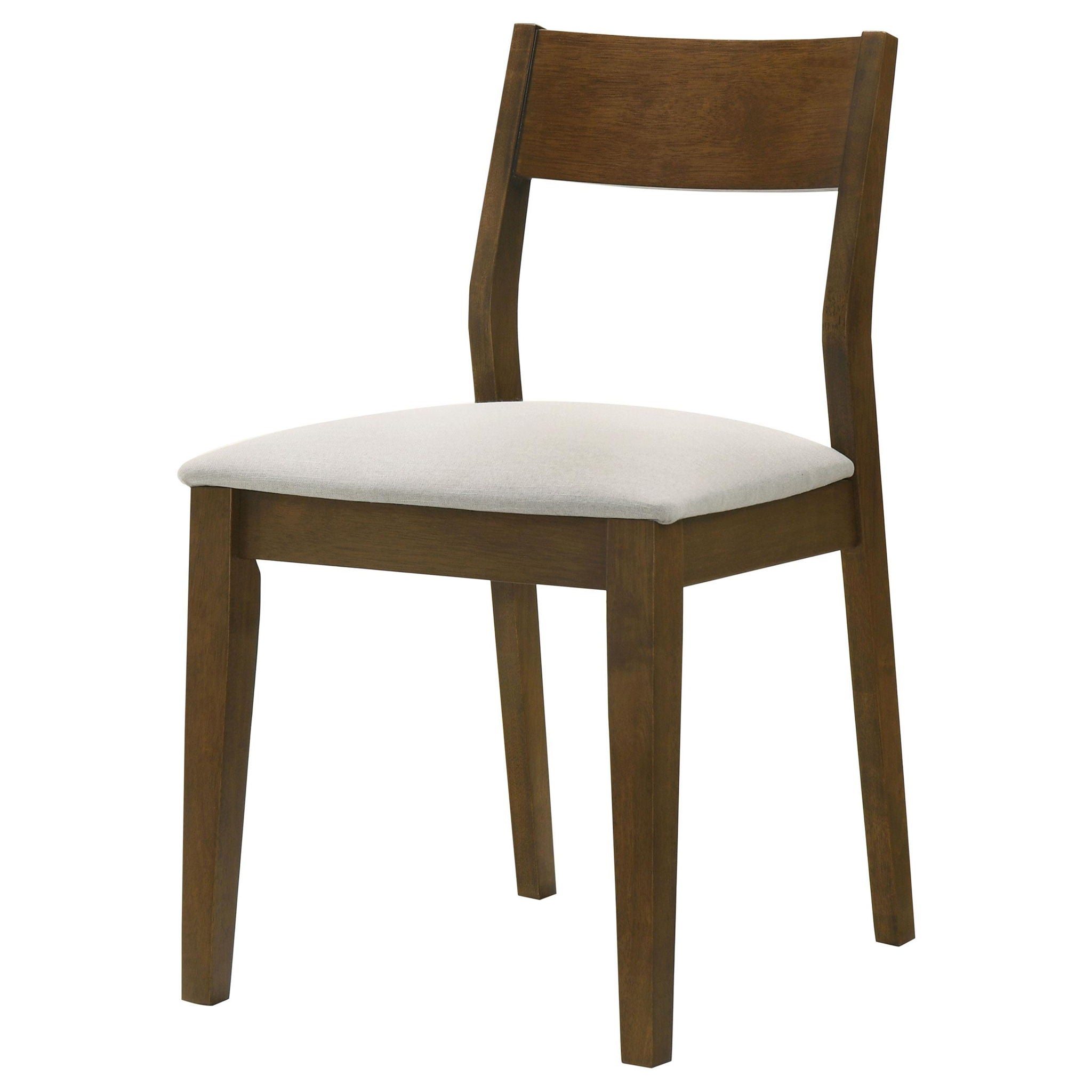 Almonte Dining Chair Upholstered Seat Dark Brown (Set of 2) - Atlantic Fine Furniture Melbourne FL