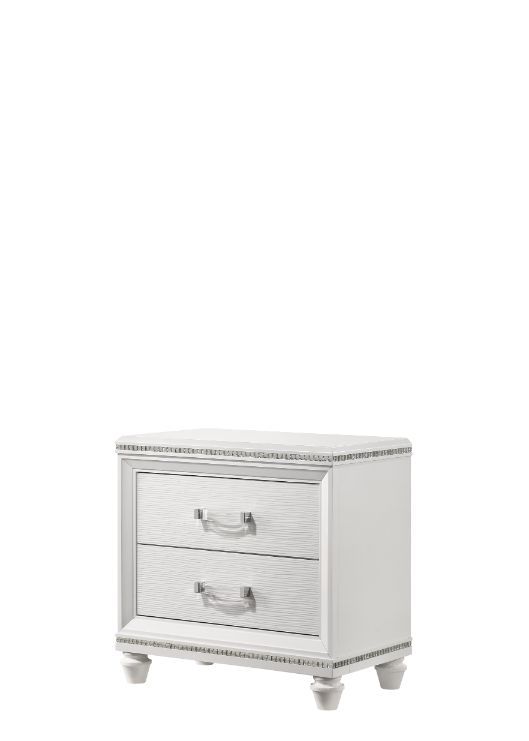 The clean lines and transitional look of the Sadie Nightstand it an ideal addition to any bedroom.