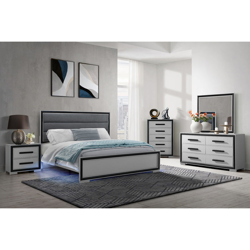 Adelaide - Mirror - Gray / Black