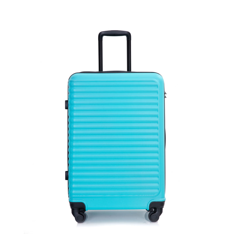 3 Piece Luggage Sets Lightweight Suitcase With Two Hooks, Spinner Wheels, Tsa Lock