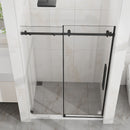 Frameless Tub Sliding Shower Door With Easy Clean Coating