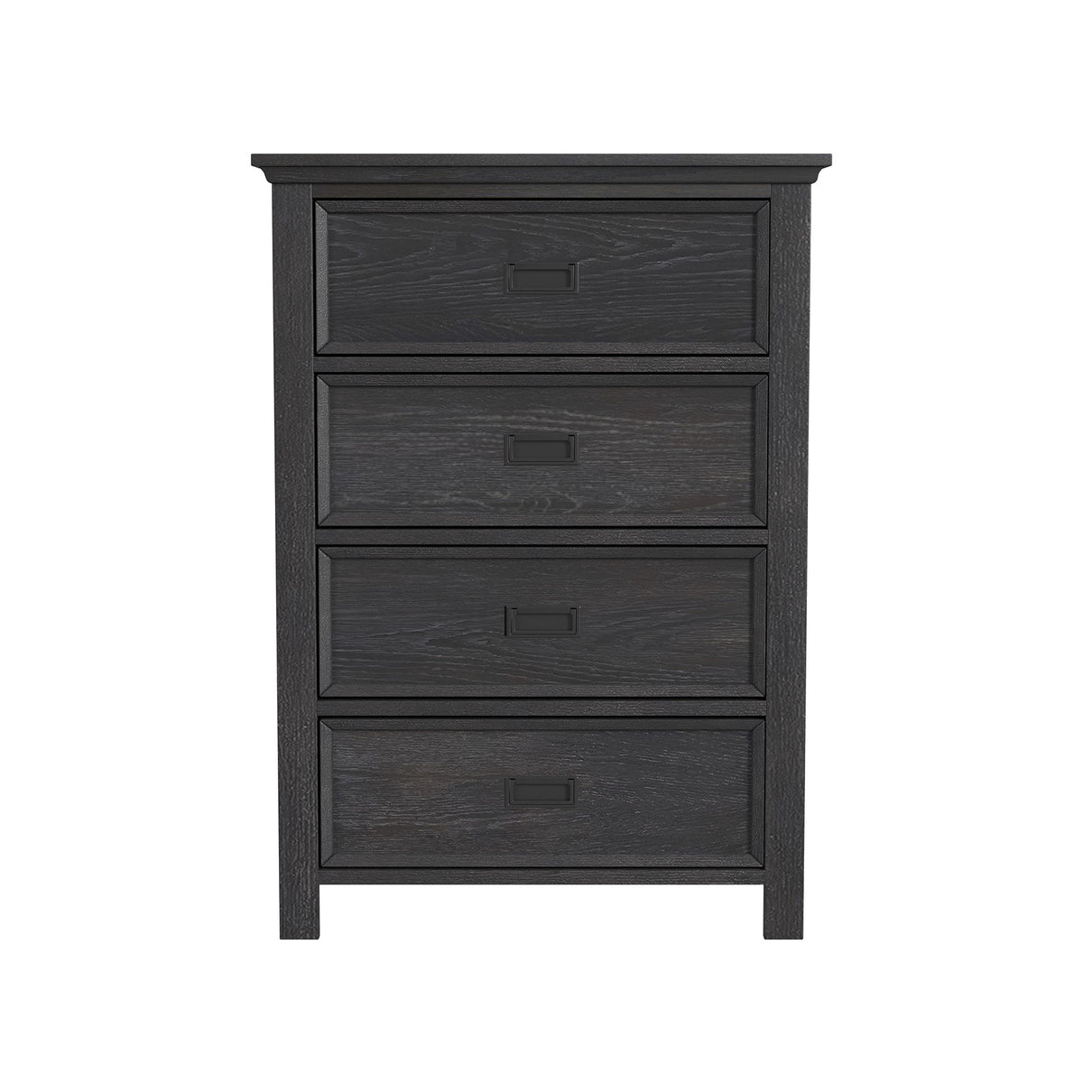 Hampton Kids 4-Drawer Chest in Black by Elements International, view 6