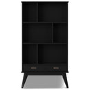 Draper - Mid Century Wide Bookcase And Storage Unit